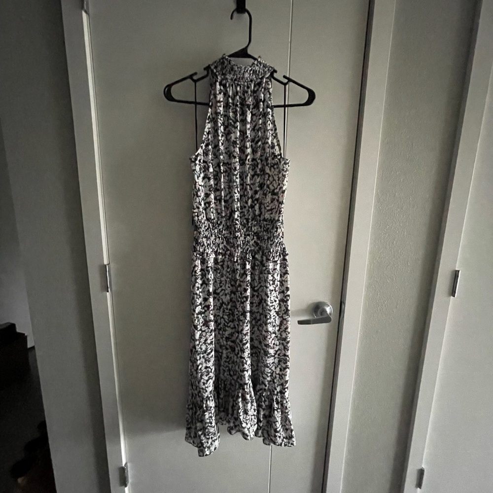 NWT Express Smocked Waist Floral Print Dress